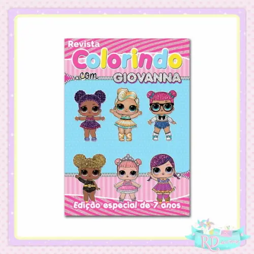 Livrinho de Colorir Lol Surprise