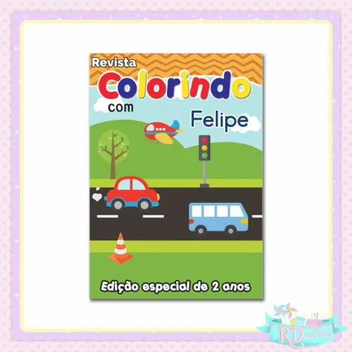 Livrinho de Colorir Meio de Transporte