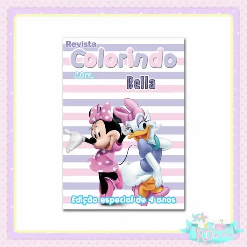 Livrinho de Colorir Minnie e Margarida