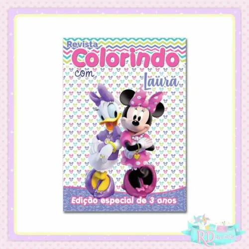 Livrinho de Colorir Minnie e Margarida
