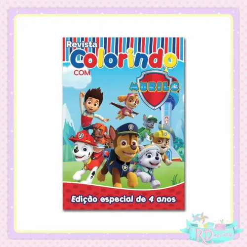 Livrinho de Colorir Patrulha Canina