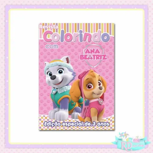 Livrinho de Colorir Patrulha Canina