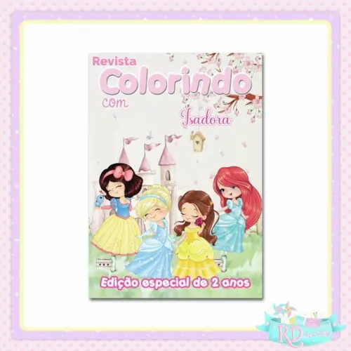 Livrinho de Colorir Princesas
