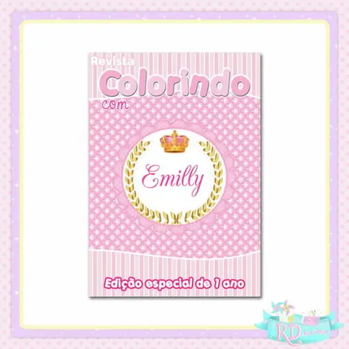 Livrinho de Colorir Realeza
