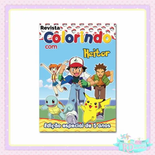 Livrinho de Colorir Pokemon