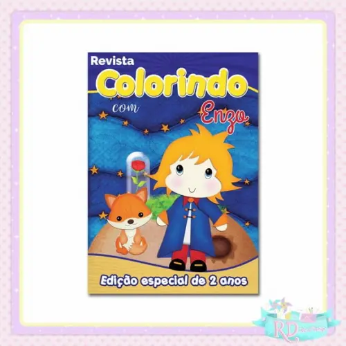 Livrinho de Colorir Pequeno Príncipe