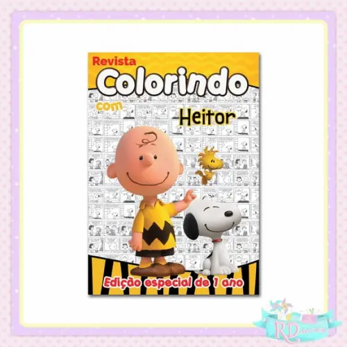 Livrinho de Colorir Snoopy