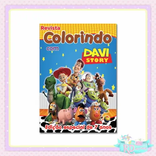 Livrinho de Colorir Toy Story