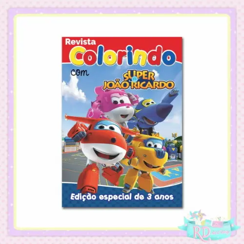 Livrinho de Colorir Super Wings