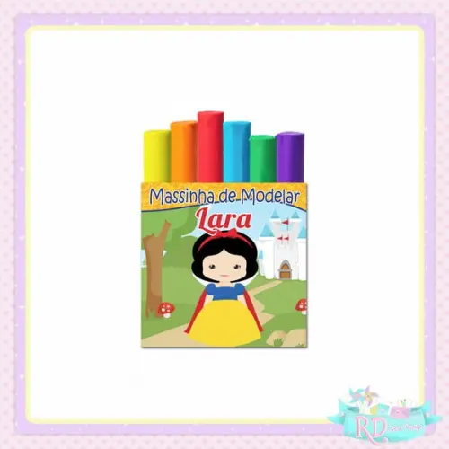 Massinha de Modelar Branca de Neve Cute