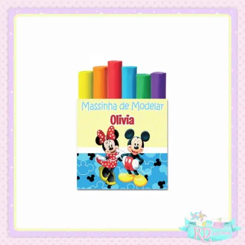 Massinha de Modelar Mickey e Minnie
