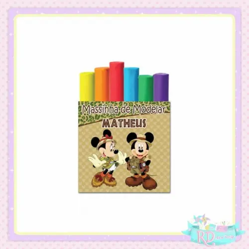 Massinha de Modelar Mickey Safari