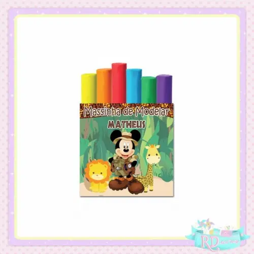 Massinha de Modelar Mickey Safari