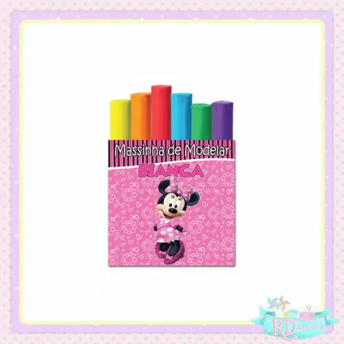 Massinha de Modelar Minnie Rosa