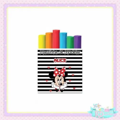Massinha de Modelar Minnie Vermelha