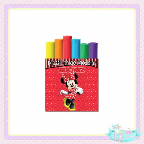 Massinha de Modelar Minnie Vermelha