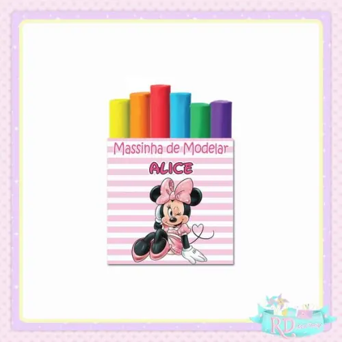 Massinha de Modelar Minnie Rosa