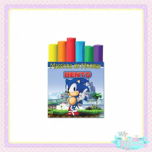 Massinha de Modelar Sonic