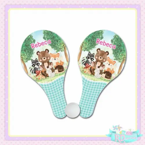 Raquete Ping Pong Bosque Encantado