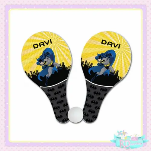 Raquete Ping Pong Batman