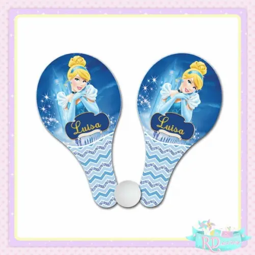Raquete Ping Pong Cinderela