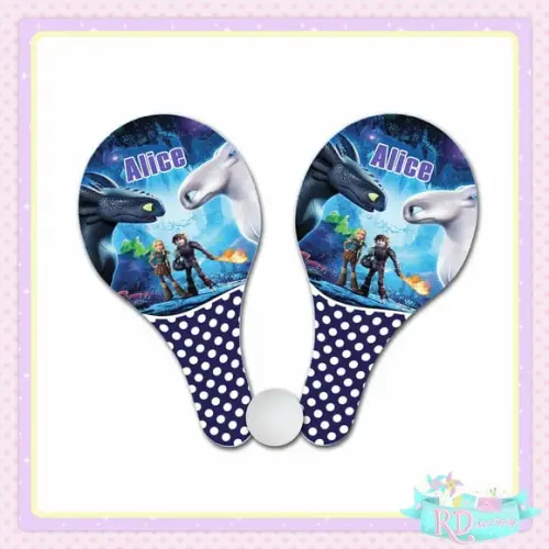 Raquete Ping Pong Como Treinar o Seu Dragão