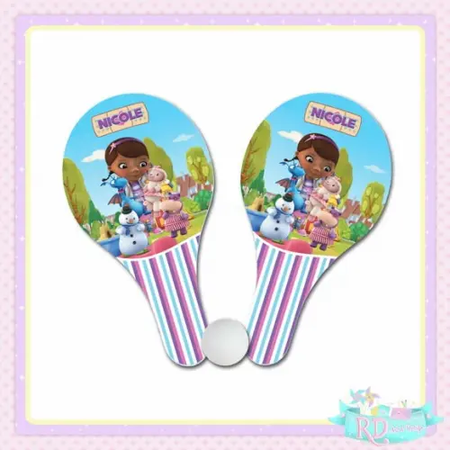 Raquete Ping Pong Doutora Brinquedos