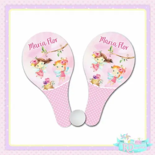 Raquete Ping Pong Fadas
