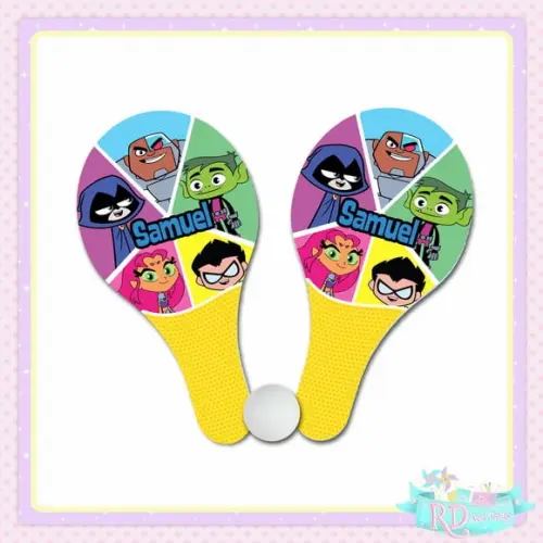 Raquete Ping Pong Jovens Titans