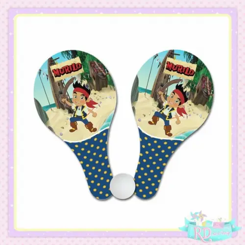 Raquete Ping Pong Jake e os Piratas