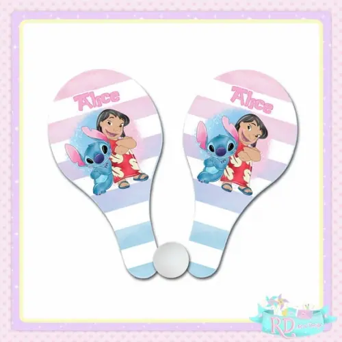 Raquete Ping Pong Lilo e Stitch
