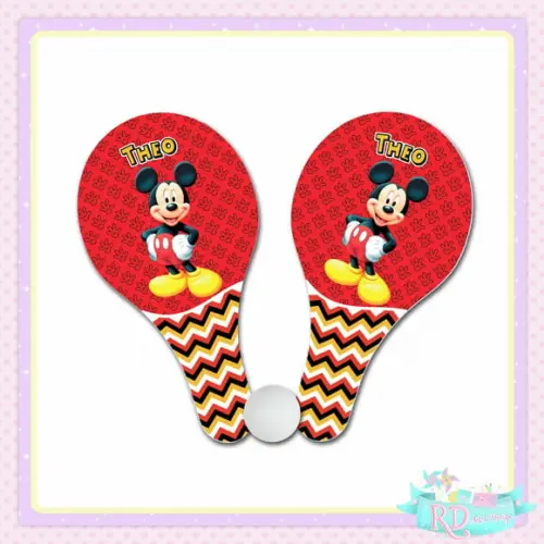 Raquete Ping Pong Mickey