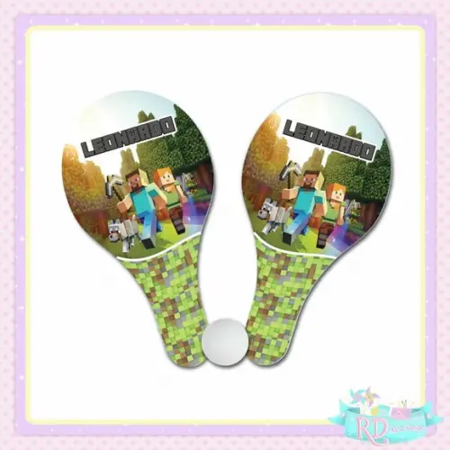 Raquete Ping Pong Minecraft