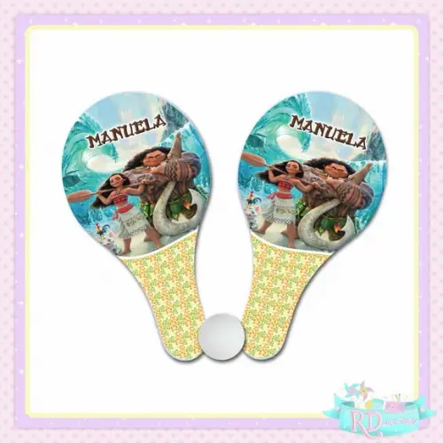 Raquete Ping Pong Moana