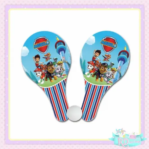 Raquete Ping Pong Patrulha Canina