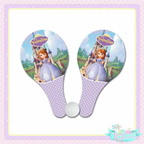 Raquete Ping Pong Princesa Sofia