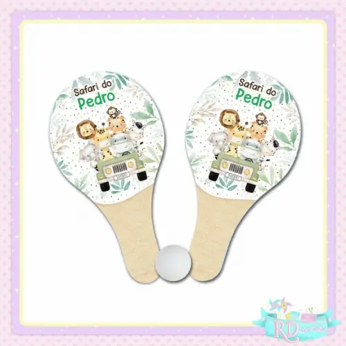 Raquete Ping Pong Safari