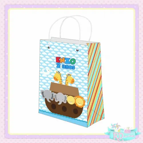Sacolinha Personalizada Arca de Noé