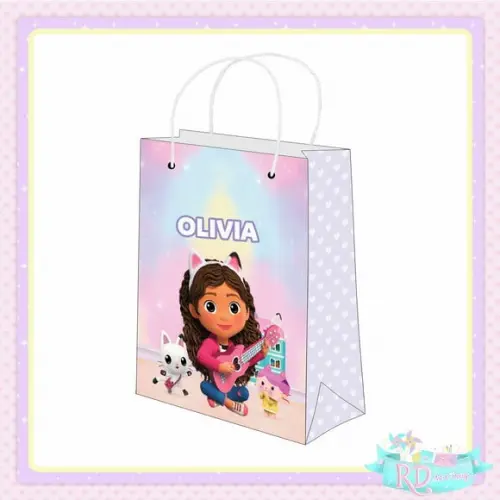 Sacolinha Personalizada a Casa Mágica da Gabby