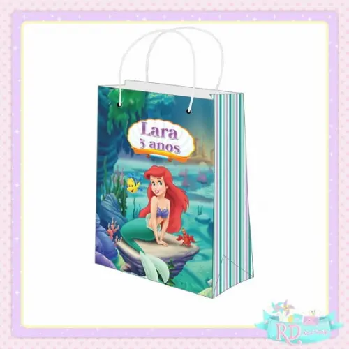 Sacolinha Personalizada A Pequena Sereia