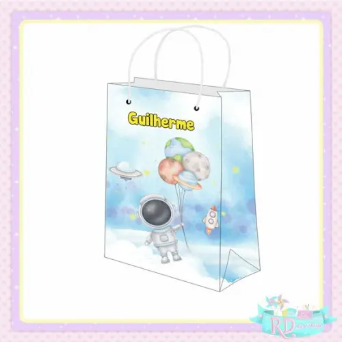Sacolinha Personalizada Astronauta