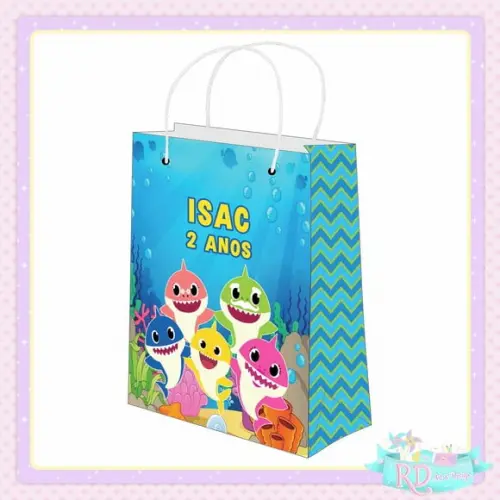 Sacolinha Personalizada Baby Shark