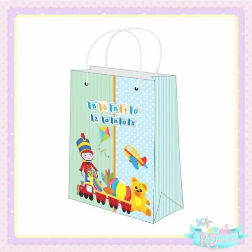 Sacolinha Personalizada Brinquedos