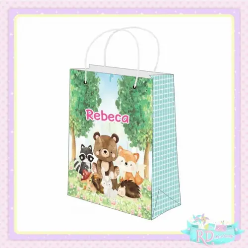 Sacolinha Personalizada Bosque Encantado