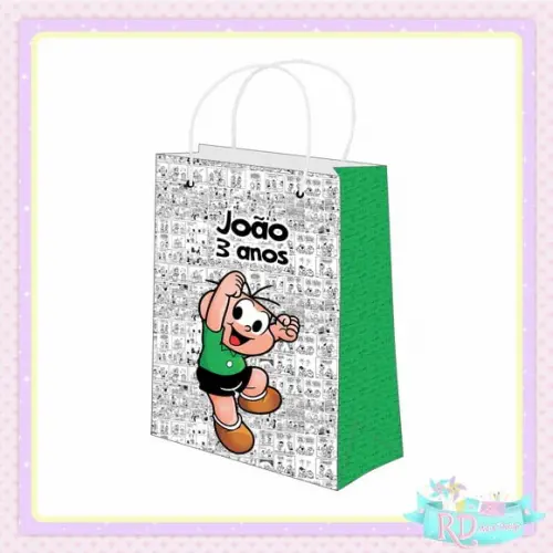 Sacolinha Personalizada Cebolinha