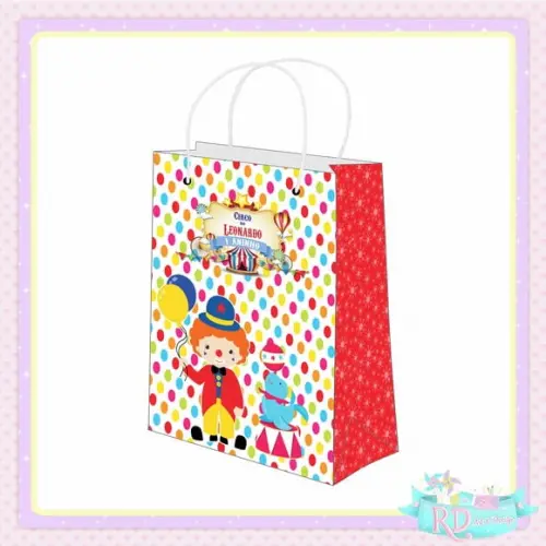 Sacolinha Personalizada Circo