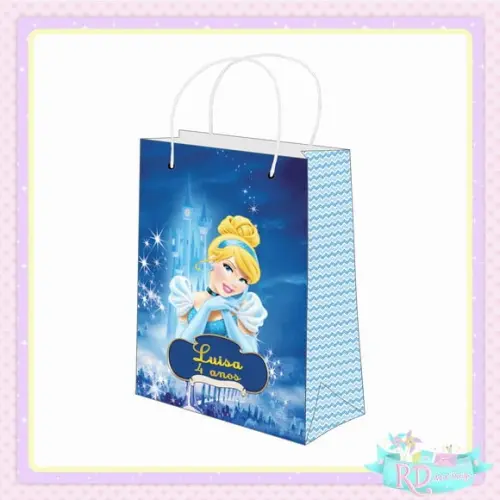 Sacolinha Personalizada Cinderela