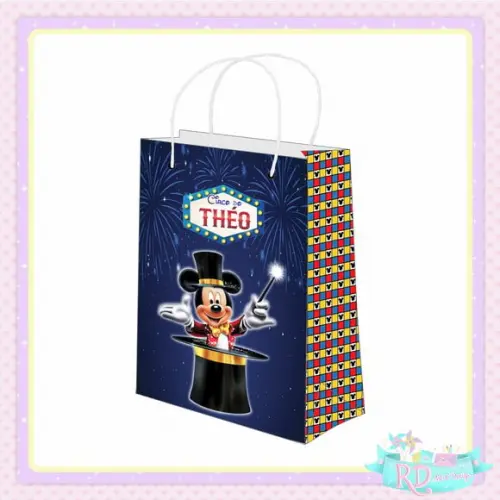 Sacolinha Personalizada Circo do Mickey