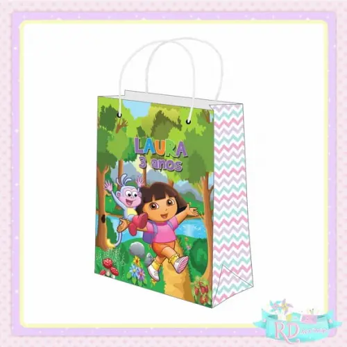 Sacolinha Personalizada Dora Aventureira