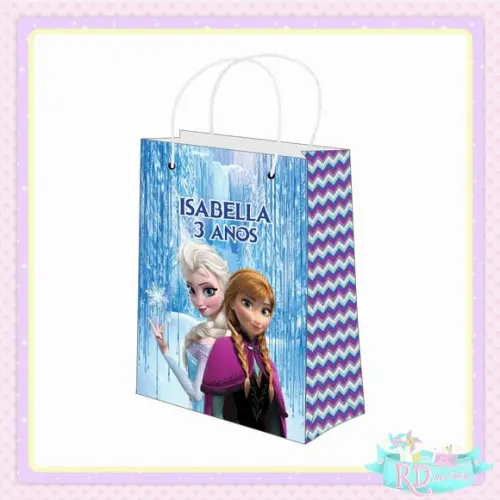 Sacolinha Personalizada Frozen